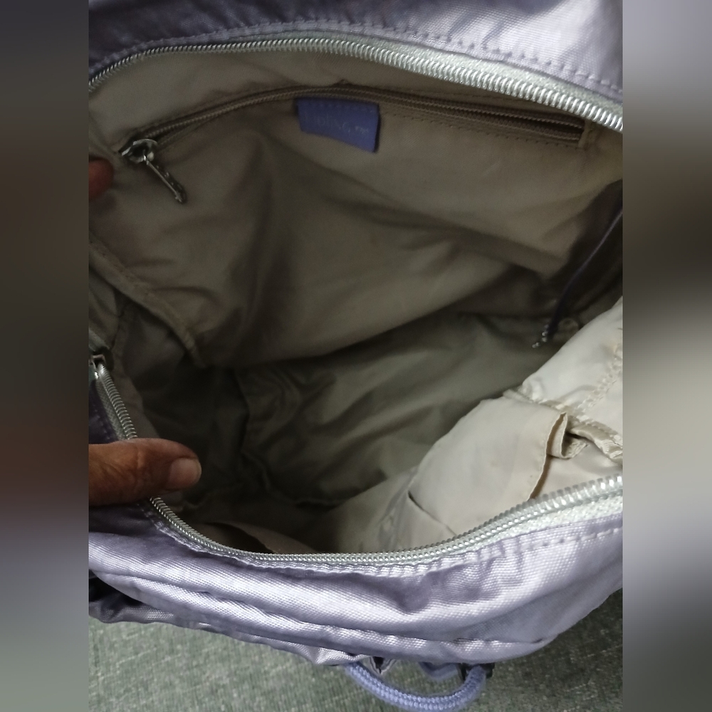 Kipling Purple Metallic BackPack - Picture 4 of 8
